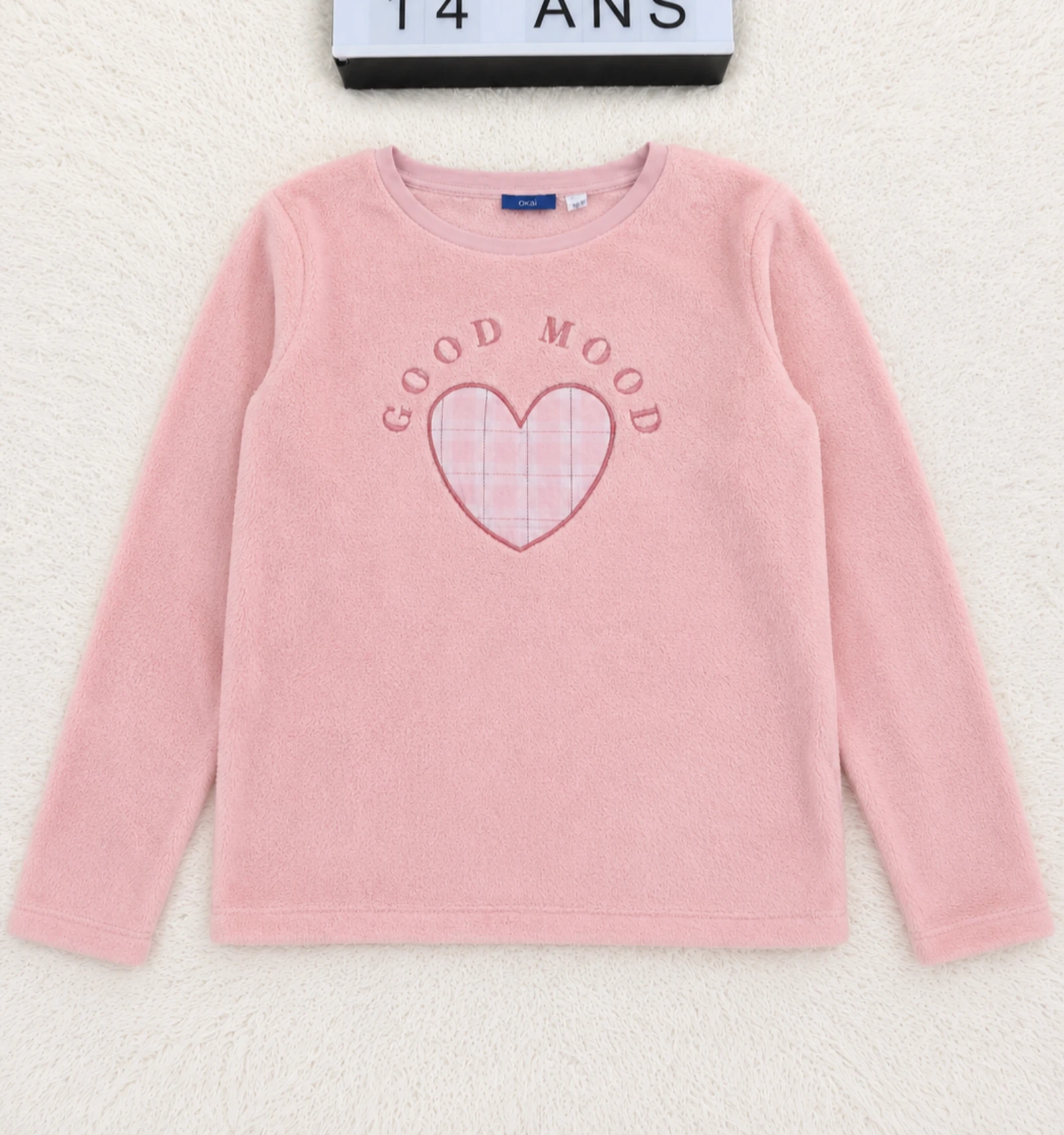 Pijama de lã Okaïdi rosa 14 anos 👒 – photo 3